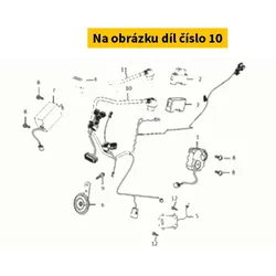 Super Soco Harness Wire. Round Socket S32100-QSM-C51