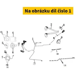 Super Soco Main Harness Wire S32100-TBG-C100
