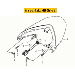 Super Soco Light Assy.Tail Emark S33700-QSM-A500
