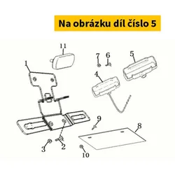 Super Soco Rubber Cover For License Plate Lamp S33721-TGF-AA0