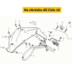 Super Soco Reflector.Rr S33741-QSM-A001