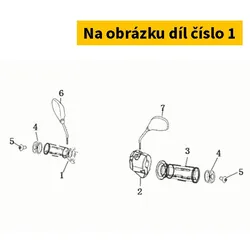 Super Soco Switch Assy.. R / Throttle handle complete S35150-TBG-A00