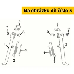 Super Soco Sw.Set.Side Stand S35160-TBG-A00