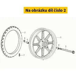 Super Soco Rear Tyre(120/70-17. Cy268. Tubeless) S42701-QSM-F01