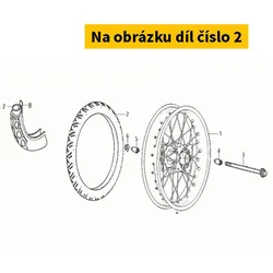 Super Soco Rear Tyre(120/70-17.Cy268.Non-Tubeless) S42701-QSM-F11