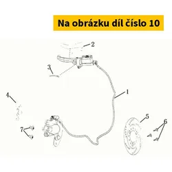 Super Soco Hose Comp, Rr Brk S43200-TGF-A00