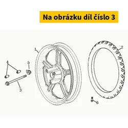 Super Soco Front Wheel Axle S44301-TGC-A00