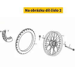 Super Soco Front Tyre(90/80-17.Cy268.Non-Tubeless) S44701-QSM-F11