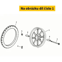 Super Soco Front Wheel Assy S44800-QSM-C01