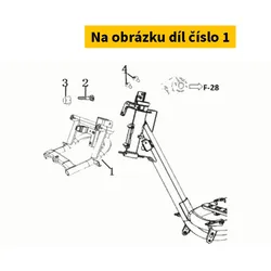 Super Soco Stay Comp.Fr S50310-TBG-C00