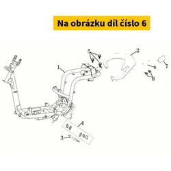 Super Soco Rear Reflector Bracket S50401-TAC-A50