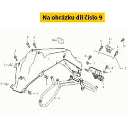 Super Soco Kentekenplaathouder S50420-QSM-A50