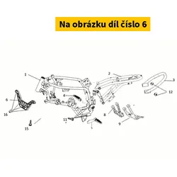 Super Soco Holder.Front Body Cover S50500-QSM-A00