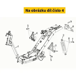 Super Soco Assy.R Pillion Step S50650-TBG-C00