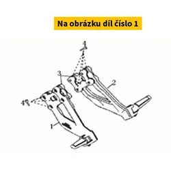 Super Soco Pillion Footrest.L S50750-QSM-A60