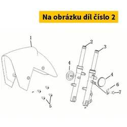 Super Soco Front Right Shock Absorber S51400-TGF-A00