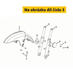 Super Soco Shock Absorber, L Fr S51500-TBG-C00-M2