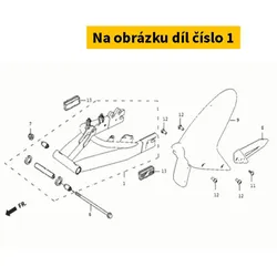 Super Soco Rear Swingarm Assy.New Rr. Brake Fitting S52100-QSM-A710