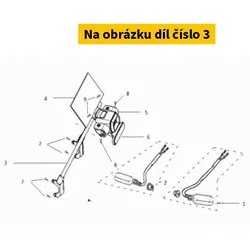 Super Soco Rear Fork Fender Bracket S52150-QSM-C00