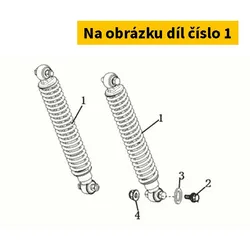 Super Soco Rear Shock Absorber S52400-TGF-A00