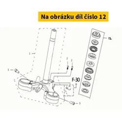 Super Soco Fork bearing set SUPER SOCO TS/ TSx 2020-2021 S53219-QSM-A000