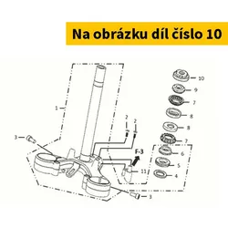 Super Soco Nut.Steering Stem S53220-QSM-A00