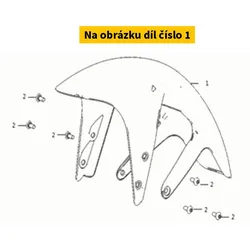 Super Soco Front Fender. Mb01n/King Kong Black S61100-QSMA000SMB01N