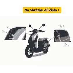 Super Soco Sticker Front Cover S64300-TACED0S1ST012