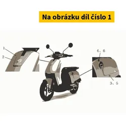 Super Soco Sticker Front Cover S64300-TACED0S1ST030