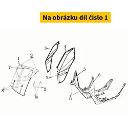 Super Soco Cover.Fr S64300-TBG-A00