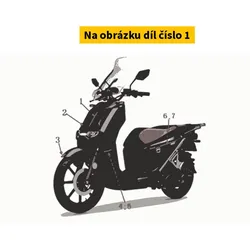 Super Soco Strip 1.Fr Cover. St008/Red Sticker S64300-TBGC00S1ST008