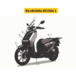 Super Soco Strip 1.Fr Cover. St015/Yellow Sticker S64300-TBGC00S1ST015