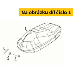 Super Soco Seat Comp Double S77200-TBG-A00