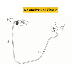 Super Soco Cushion Lock Rope S77240-TAC-A00