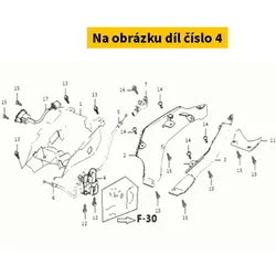 Super Soco Cushion Lock Bracket S77242-QSM-A003