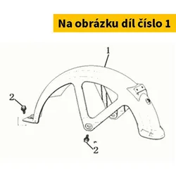 Super Soco Rear Fender. Pp S80100-TGF-A00