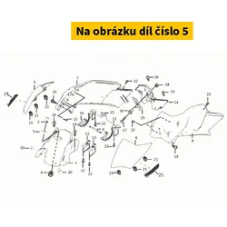 Super Soco R Garnish Set.Inner Box Cover. Ms03m S80135-QSM-F00SMS03M