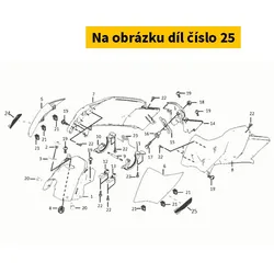 Super Soco Storage Box Cover.Left Sticker S80136-QSM-F00-S2