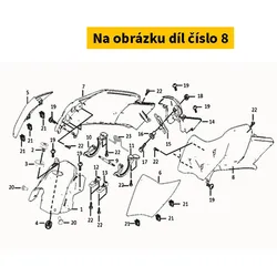 Super Soco L Cowl.Inner Box S80165-QSM-A000