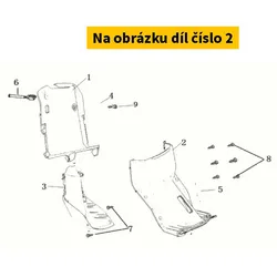 Super Soco Main Girder Cover S81141-TAC-A00