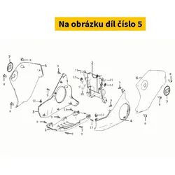 Super Soco R Upper Set.Body Cover. Mb02n/Black S83515-QSM-F000-S