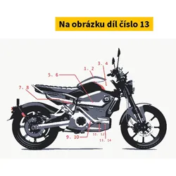 Super Soco Bodylowr.Shieldnumberplate S83537-QSM-F10