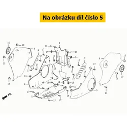 Super Soco L Lower Set.Body Cover Ms02m Silver(Ts) S83545-QSM-A300-S