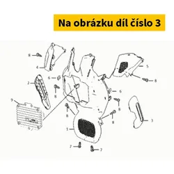 Super Soco L Garnish Set.Body Cover. Ms03m S83585-QSM-A00SMS03M