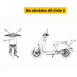 Super Soco Decal L.Bod.Cov.2.Red/Blk S83600-TACA50S1ST005