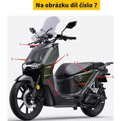 Super Soco Strip,L Bodycover,St041/Gold Black Stic S83600-TBGC00S2ST041