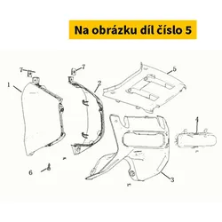 Super Soco Upper Tail Cover S83702-TGF-A00