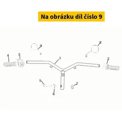 Super Soco Rearview mirror left SUPER SOCO CU-Mini 2021-2022 S88120-TGF-A00