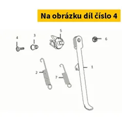 Super Soco Screw.Side Stand Sw. S90101-QSM-A000