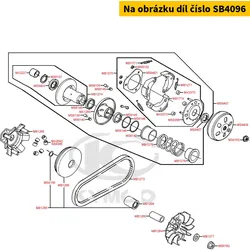 Kymco SPEEDS Variomatikrollen 18x14 (VE=6 Stk.) 13,00 g SB4096